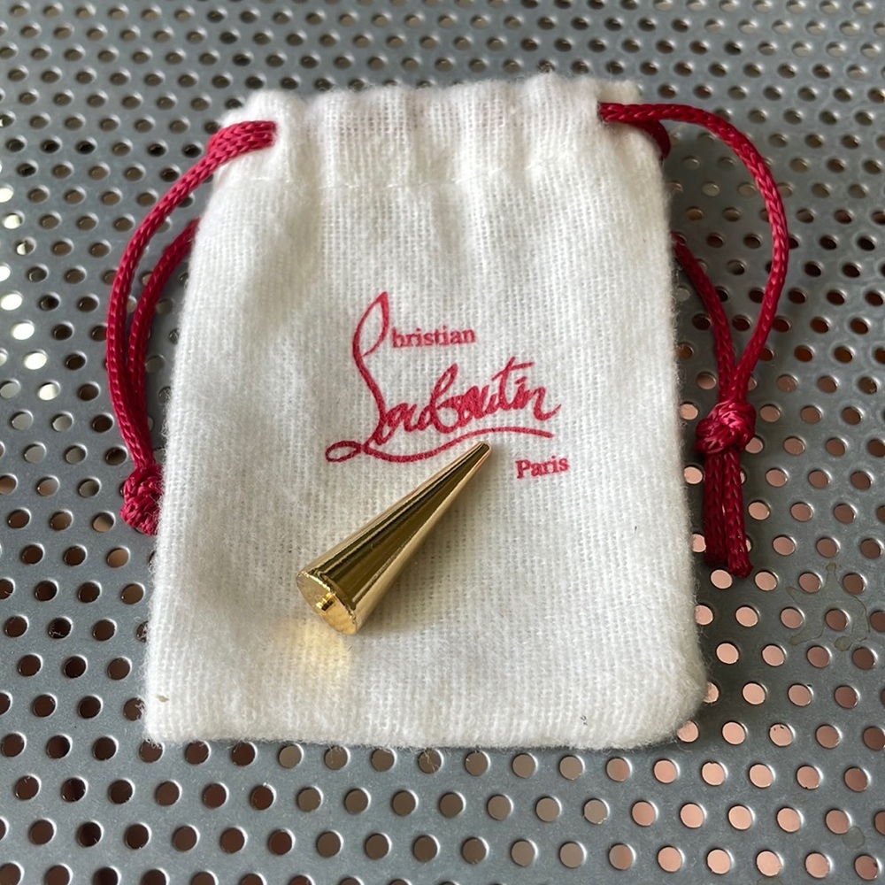 Christian Louboutin gold spike large NO SHOES